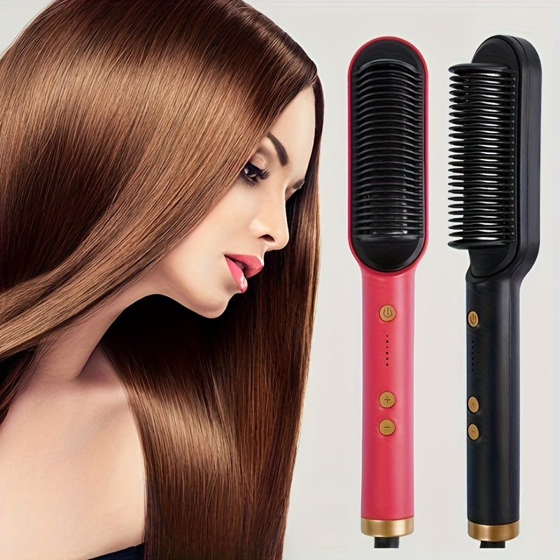 Professional Heating Comb Hair Straightener Comb Negative Ion  Does Not Hurt Hair Portable And Convenient Electric Straightening Brush